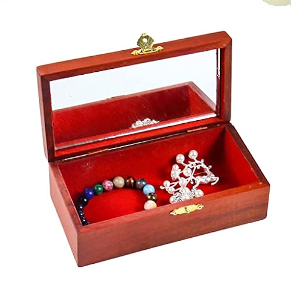 LSDJGDDE - Caja de almacenamiento para mujer, diseño de flor de pera, con caja de almacenamiento, organizador de maquillaje, caja de regalo para matrimonio